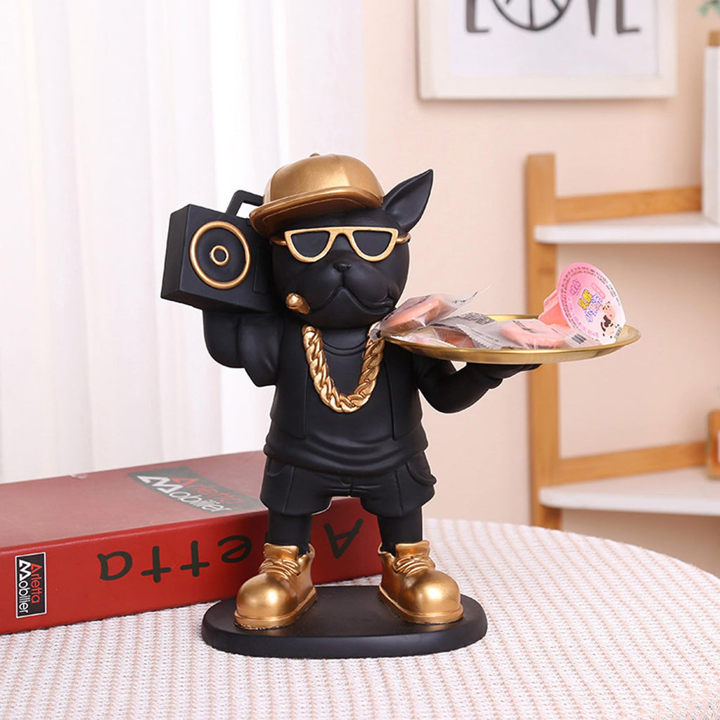 Modern Decor French Bulldog Statue Resin Dog Home Decor Sculptures