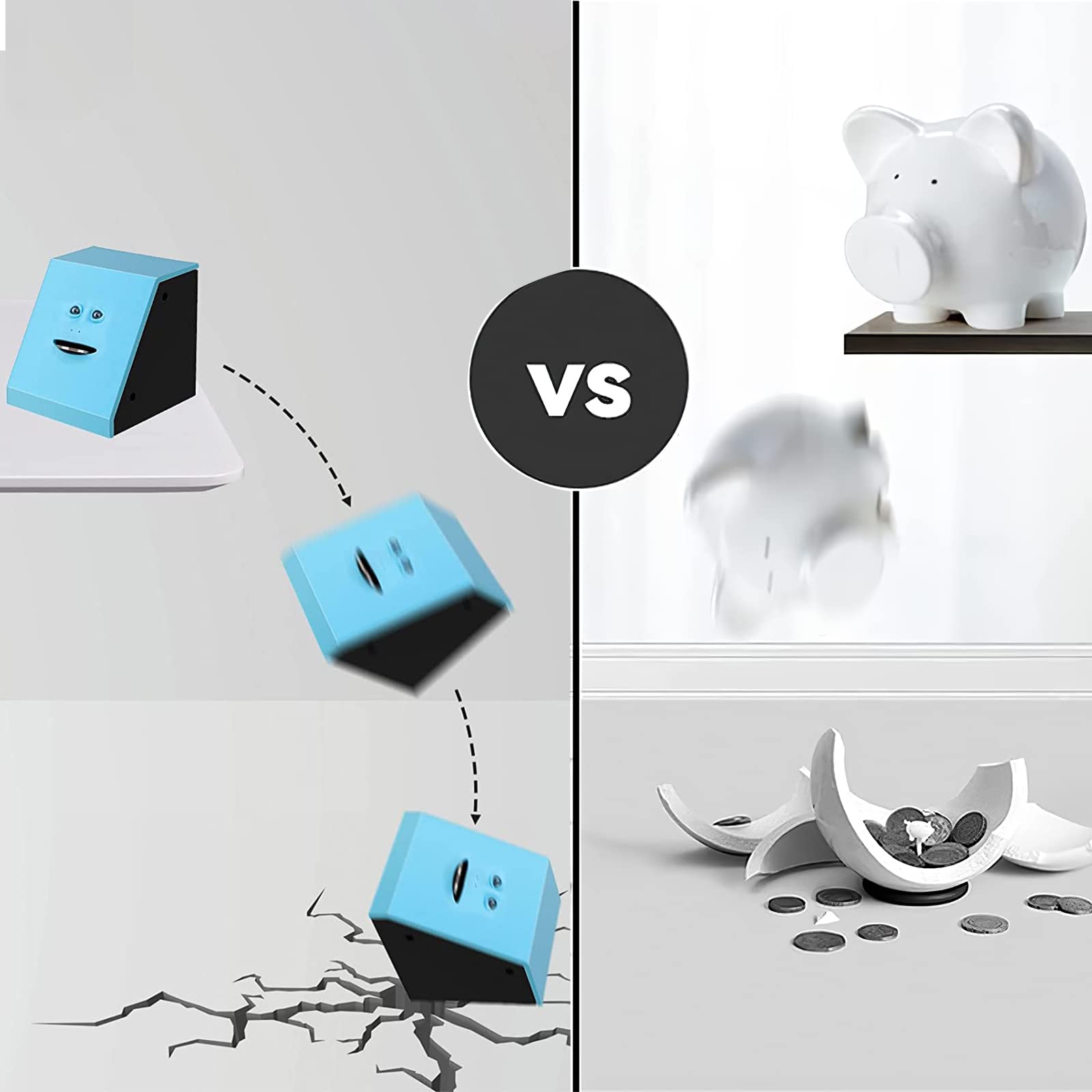 Face Bank-Piggy Coin Eater Funny Bank