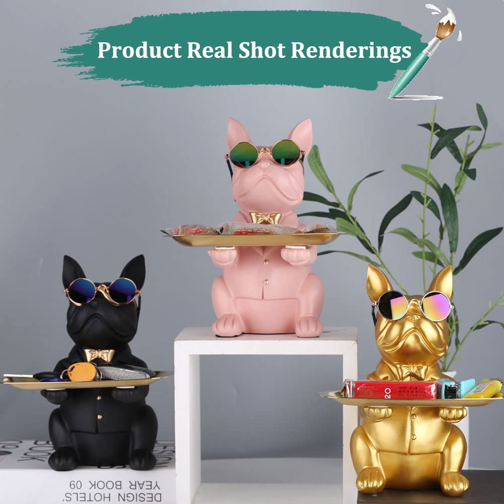 Black French Bulldog Gifts Statue-Entrance Piggy Bank