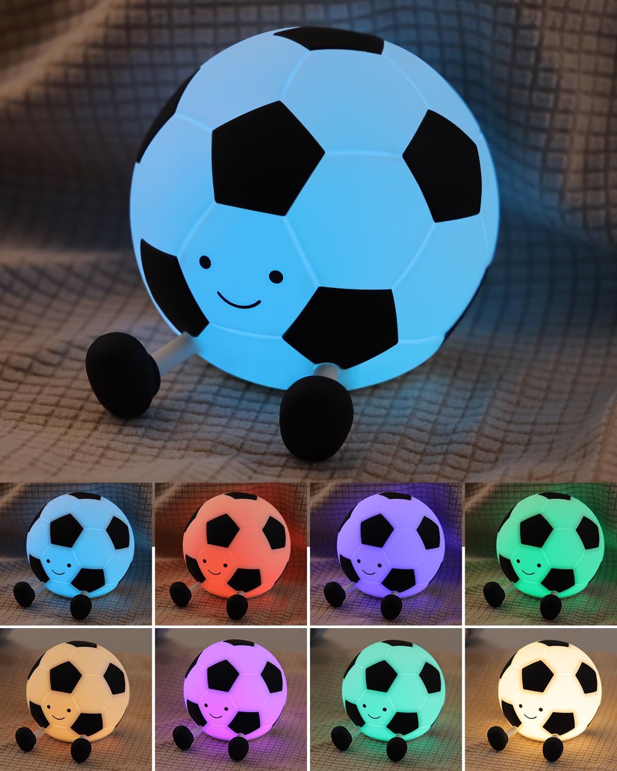 Soccer Night Light-Light Up Football Lamp