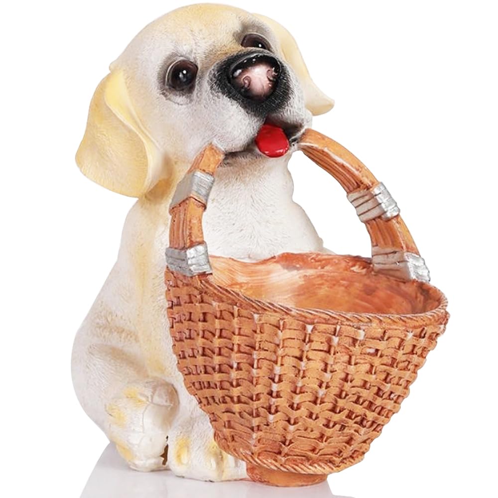 Dog Candy Dish,Cute Key Bowl for Entryway Table