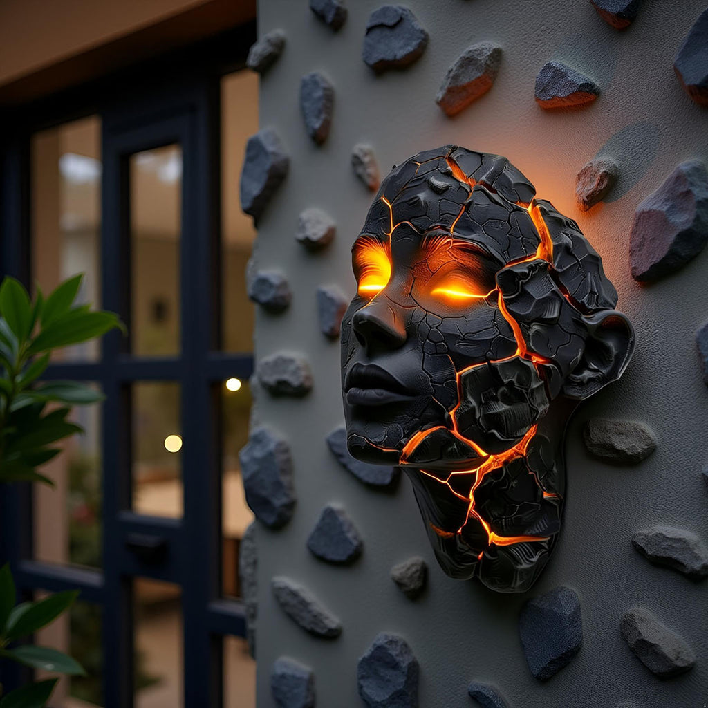 Cracked Soul Wall Light