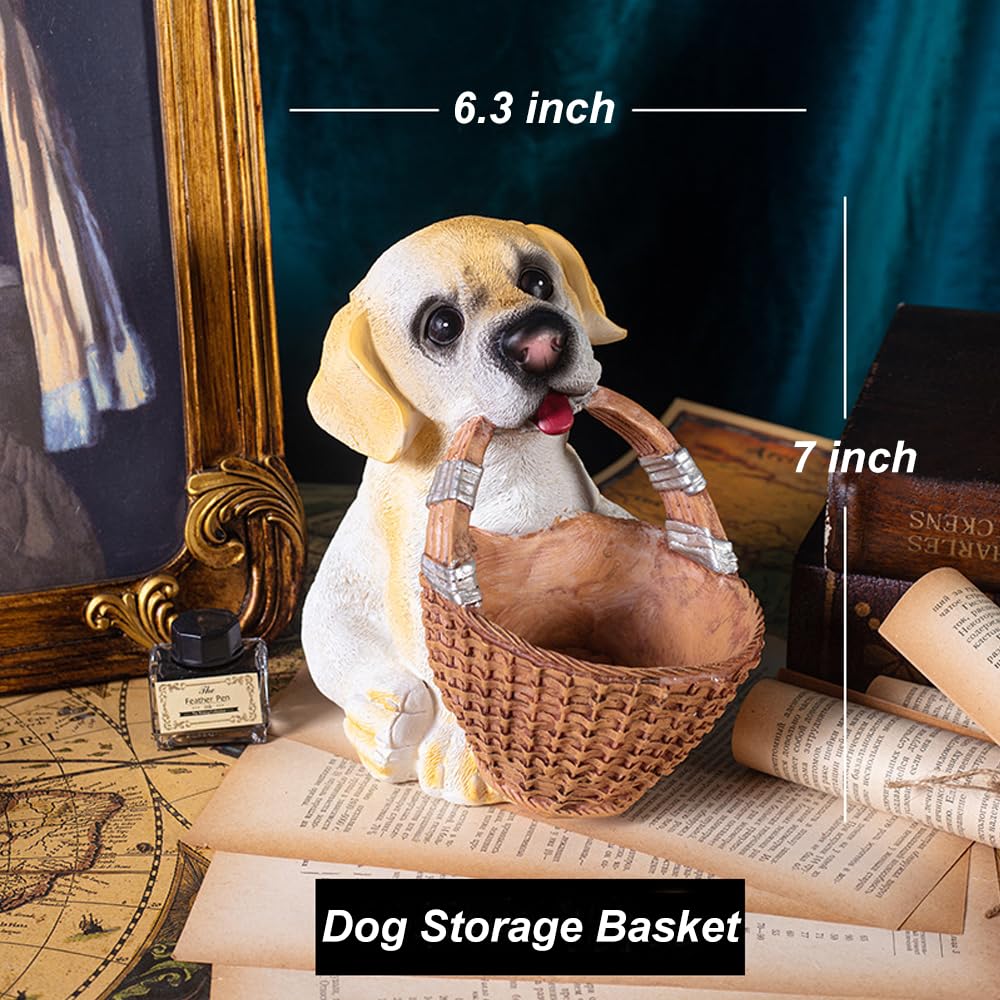 Dog Candy Dish,Cute Key Bowl for Entryway Table