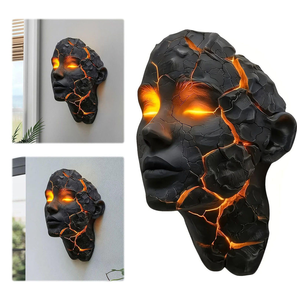 Cracked Soul Wall Light