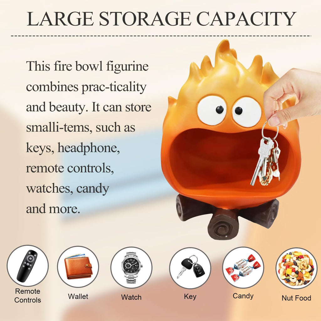 Funny Resin Flame Statue(orange)