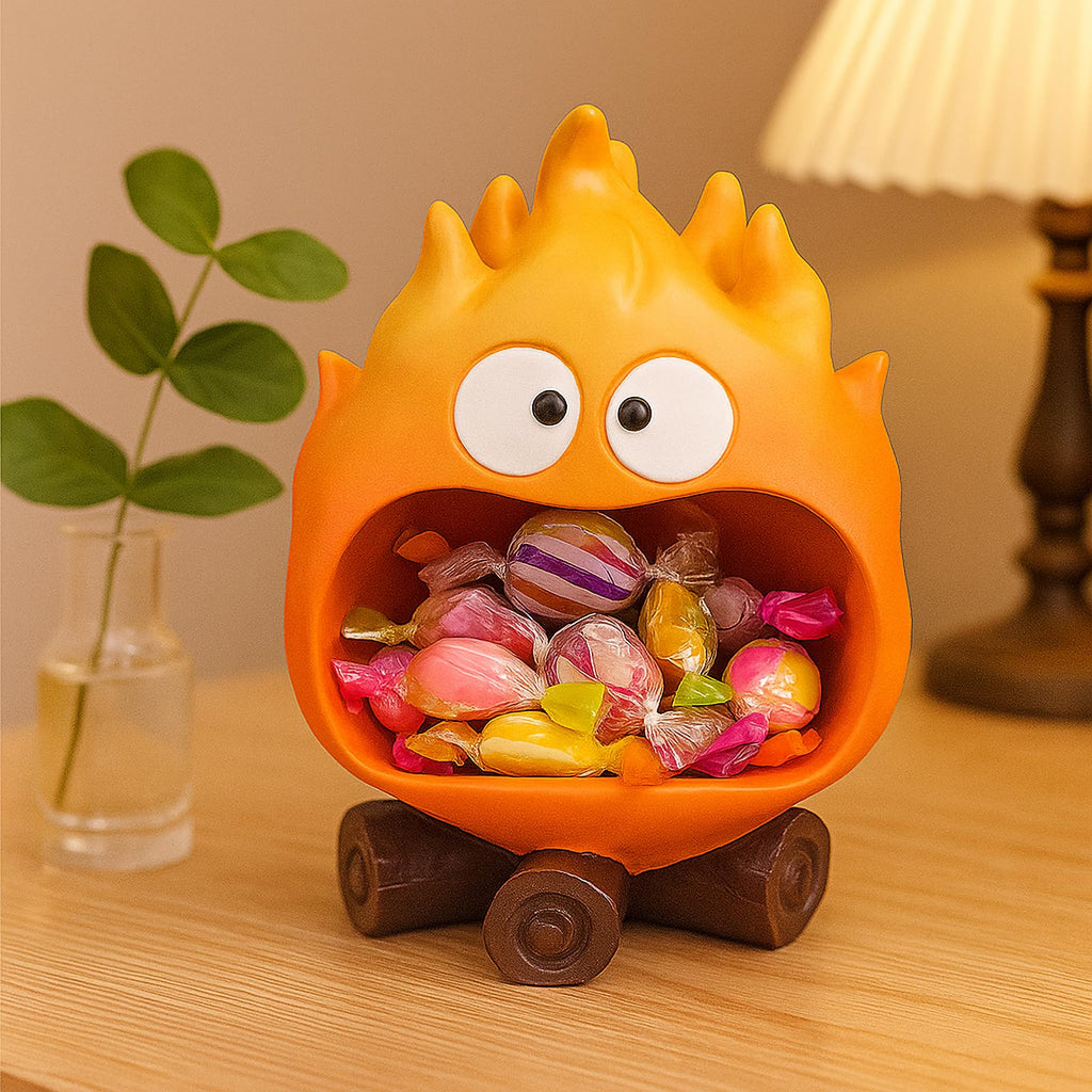Funny Resin Flame Statue(orange)