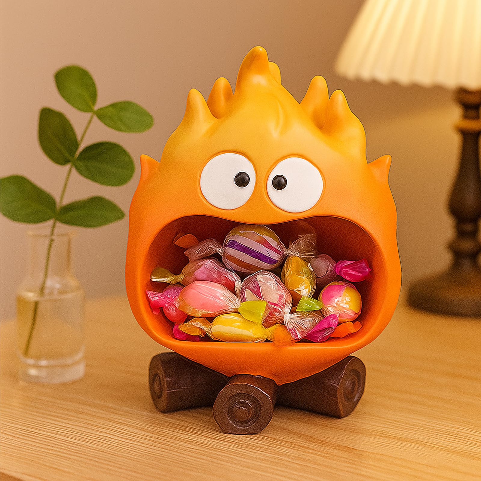 Funny Resin Flame Statue(orange)