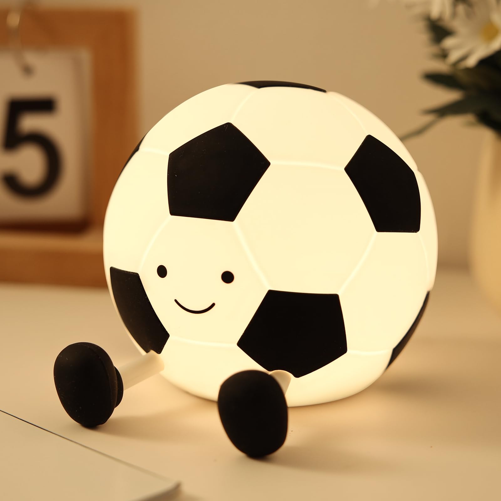 Soccer Night Light-Light Up Football Lamp