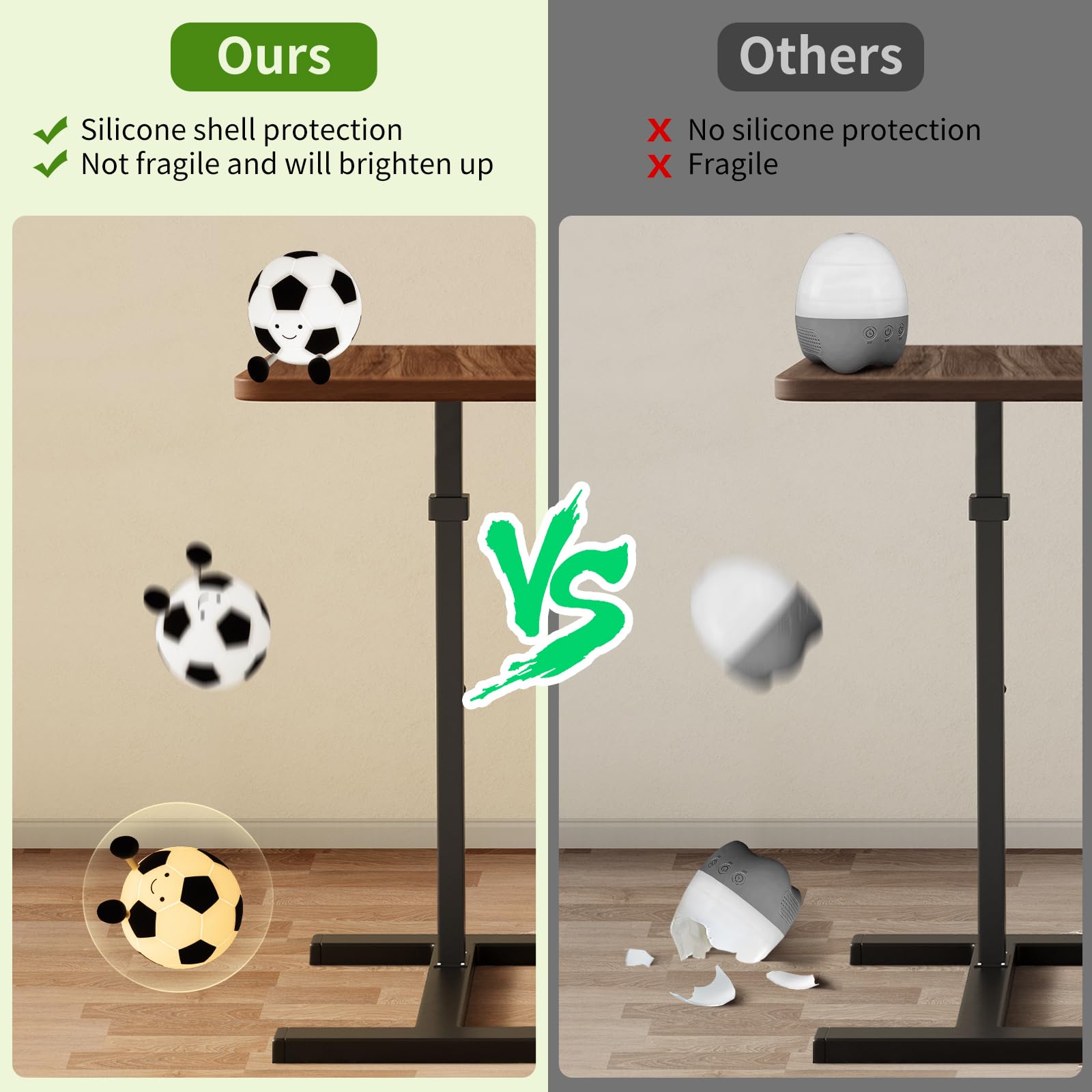 Soccer Night Light-Light Up Football Lamp