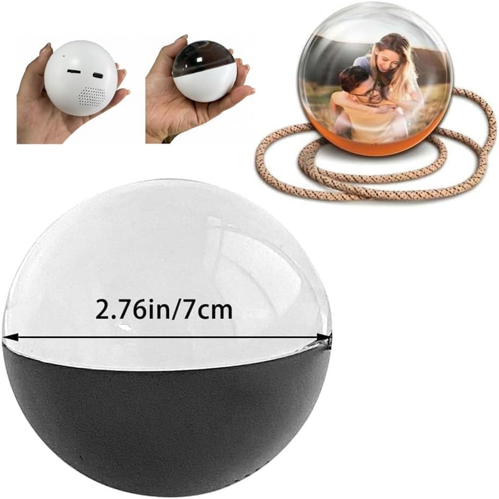3D Memory Orb: Personalized Ultrasound LED Crystal Sphere