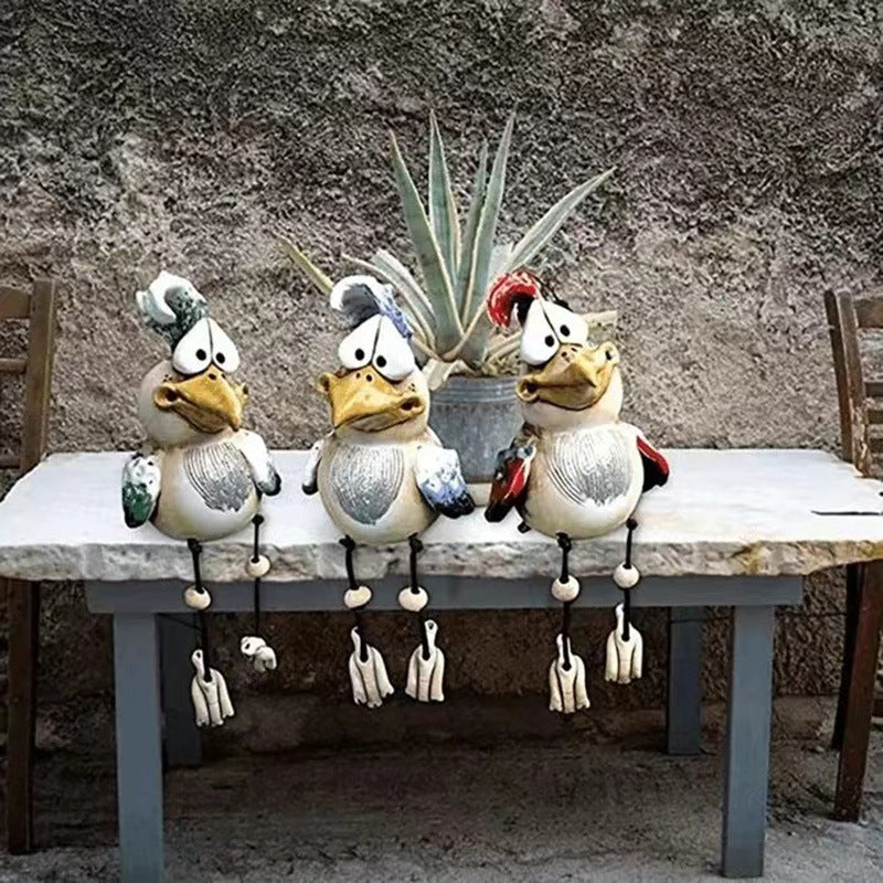 Funny Chicken Decor Yard Art