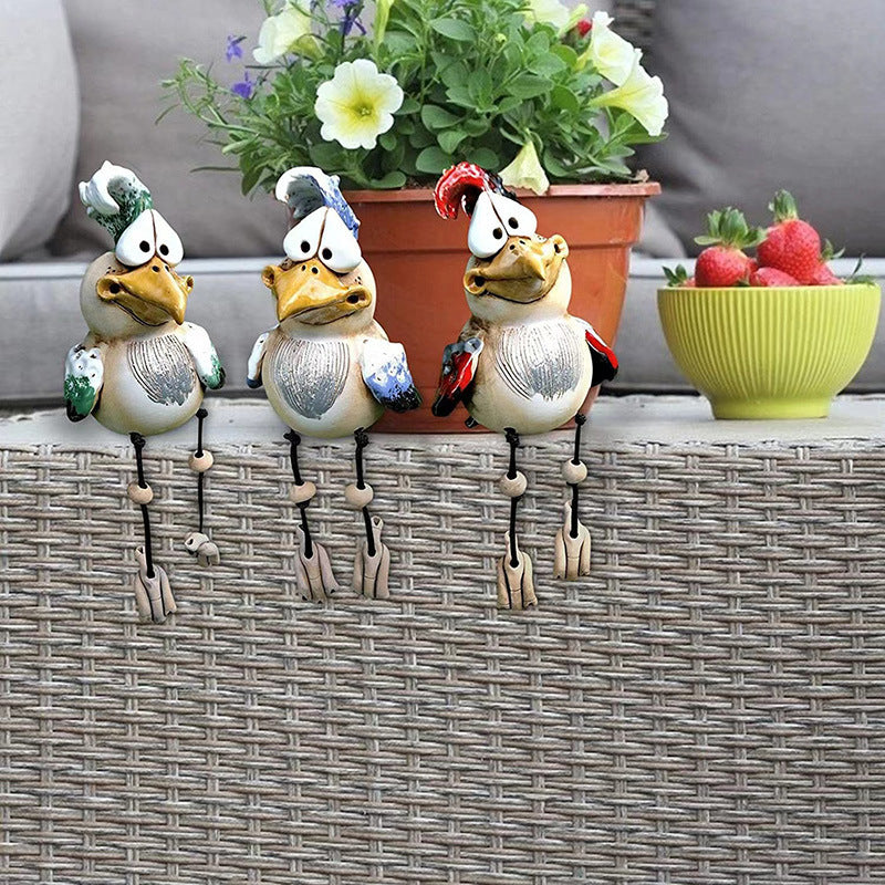 Funny Chicken Decor Yard Art