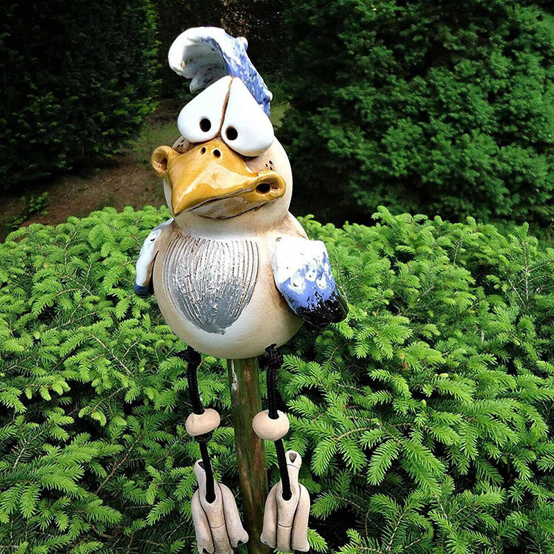 Funny Chicken Decor Yard Art