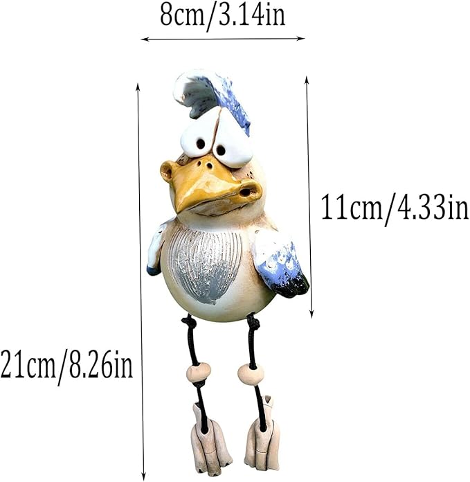 Funny Chicken Decor Yard Art